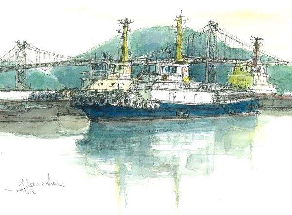 五十嵐吉彦の水彩画