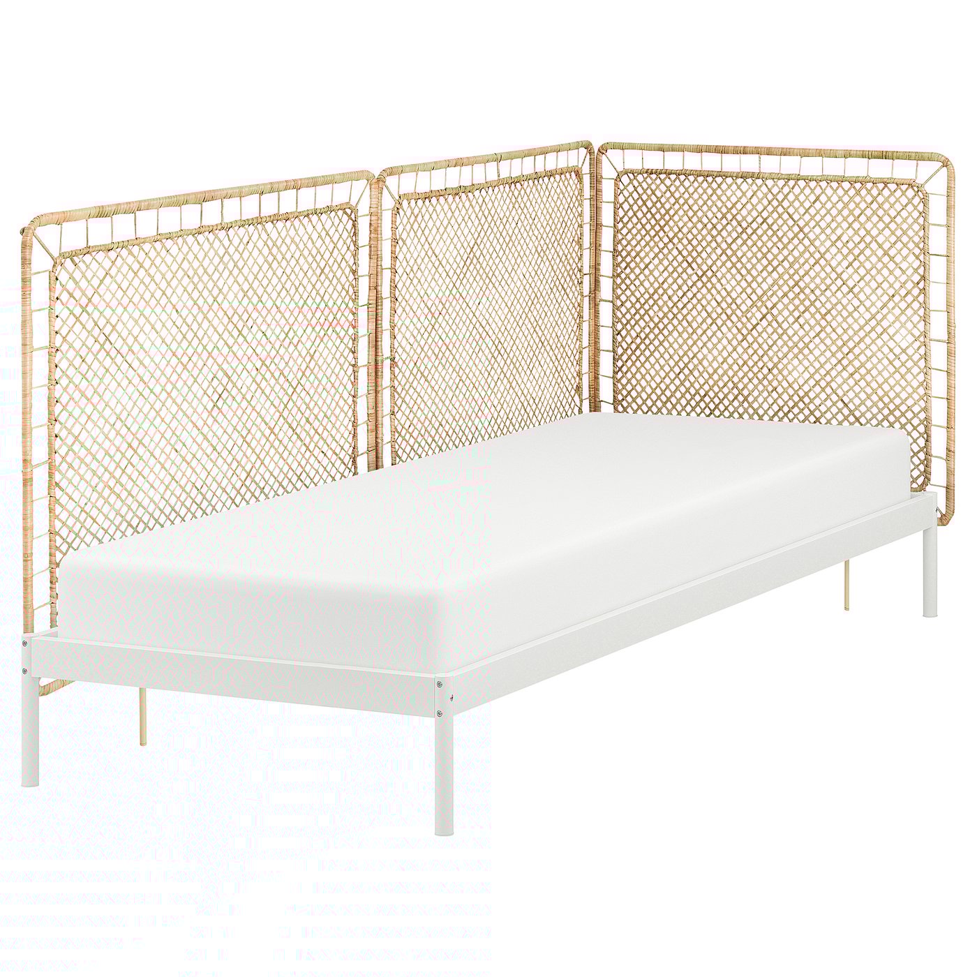 VEVELSTAD ベベルスタード ベッドフレーム ヘッドボード3点付き