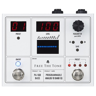 Free The Tone PA-1QG [PROGRAMMABLE ANALOG 10 BAND EQ]（フリーザ