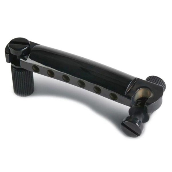 Gibson Stop Bar Tailpiece (Black Chrome) [PTTP-050] ｜イケベ楽器店