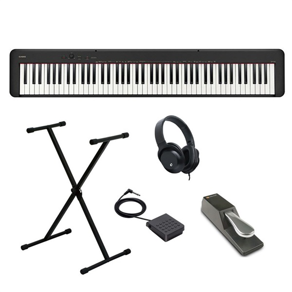 CASIO CDP-S160＋X型スタンド+ダンパーペダルセット【ヘッドホン付