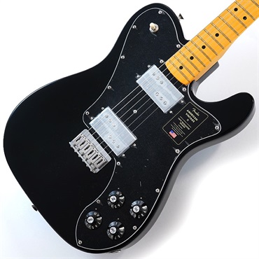 Fender USA American Vintage II 1975 Telecaster Deluxe (Black/Maple