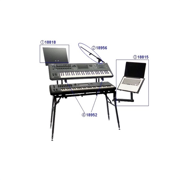 K&M 18818 譜面台 ｜イケベ楽器店オンラインストア
