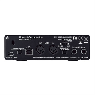 Roland Rubix22 (USBオーディオインターフェイス)(iOS対応) ｜イケベ