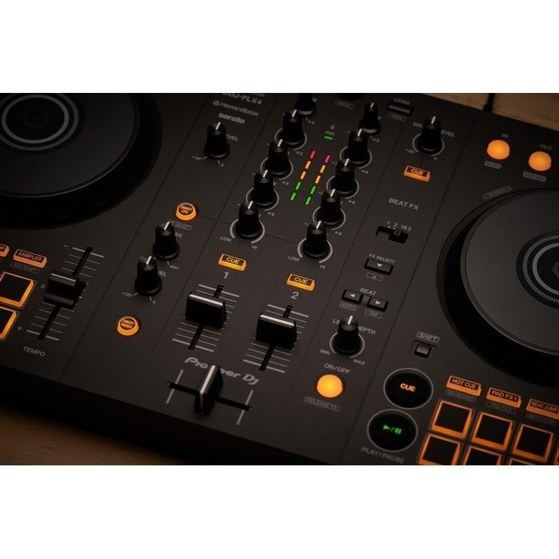 Pioneer DJ DDJ-FLX4 + PCスタンド付属 DJ初心者セット 【Power DJ's