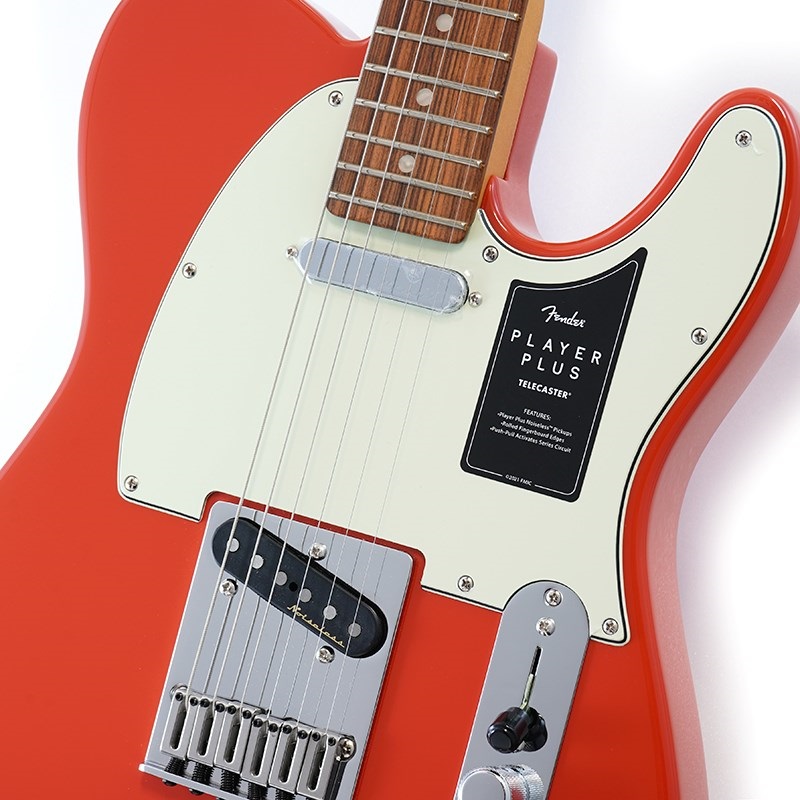 Fender MEX Player Plus Telecaster (Fiesta Red/Pau Ferro) [Made In