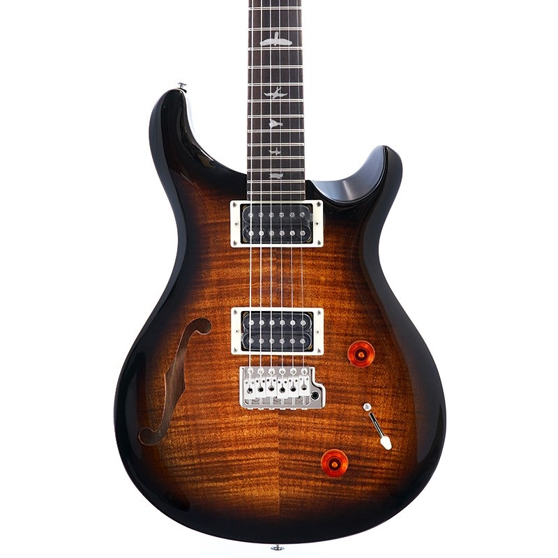 P.R.S. SE Custom 22 Semi-Hollow (Black Gold Burst) ｜イケベ楽器店