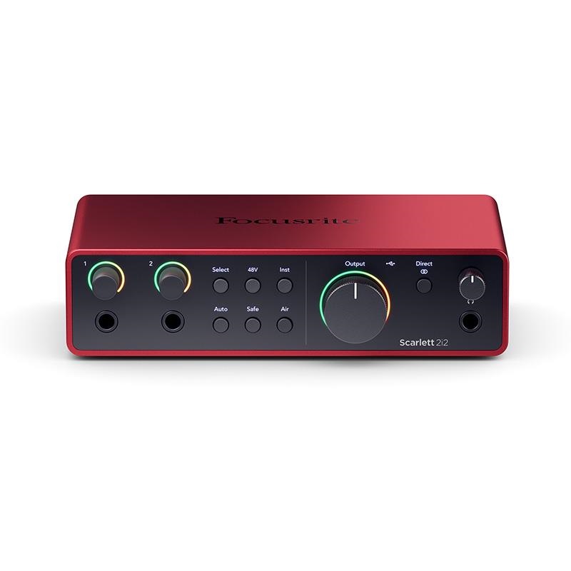 Focusrite Scarlett 2i2 gen4(2in2out・USB-C オーディオ