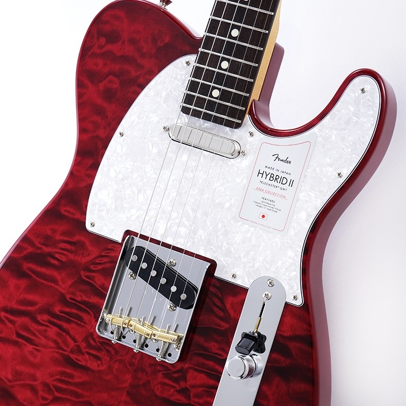 Fender Made in Japan 2024 Collection Hybrid II Telecaster QMT (Red