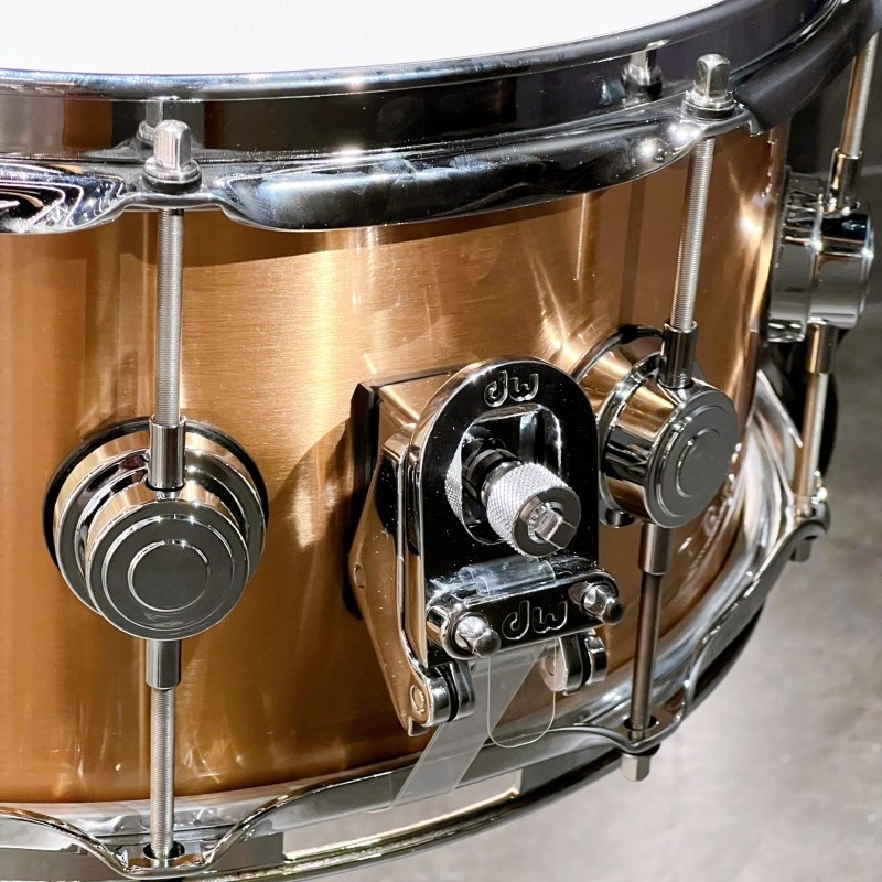 dw DRVZ6514SVC [Collector's Series Brushed Bronze Snare Drum 14