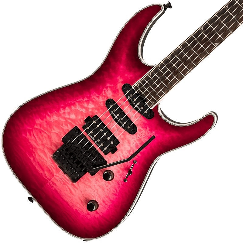 Jackson Pro Plus Series Soloist SLA3Q (Fuschia Burst/Ebony