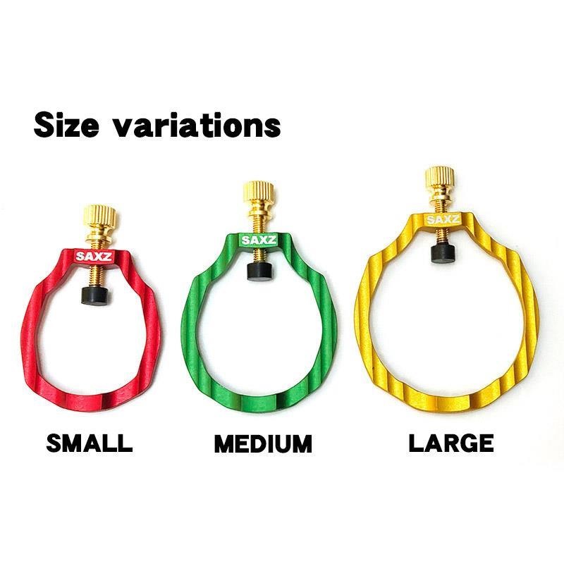 SAXZ 「ラージ / グロリアスゴールド」 サックス用リガチャー サクゼト
