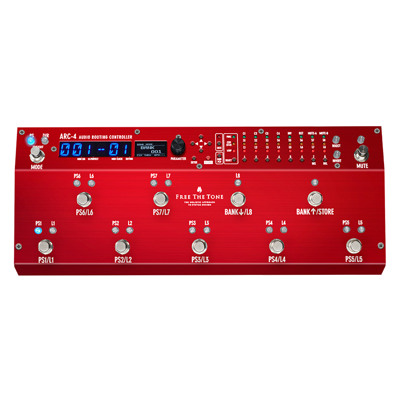 FREE THE TONE CUSTOM SHOPイケベ限定カラーモデル「RED」発売