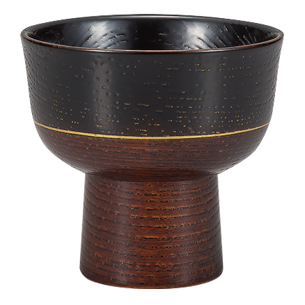 ぐい呑み 珍味杯 翔 朱/黒 木製 漆塗り FC13-12/13 漆器の井助