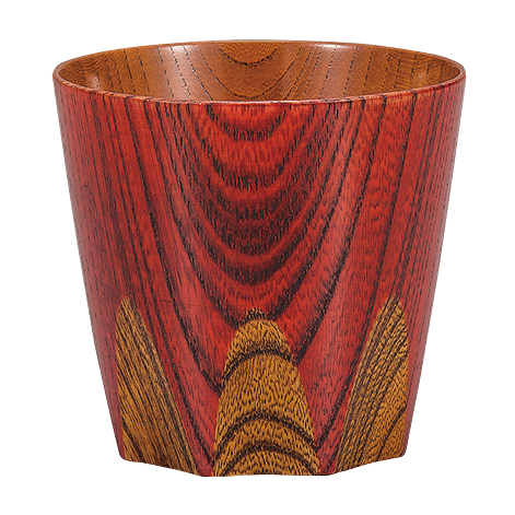 游カップ 漆切子 赤/黒/緑 木製 漆塗り FC2-7/8/9 漆器の井助