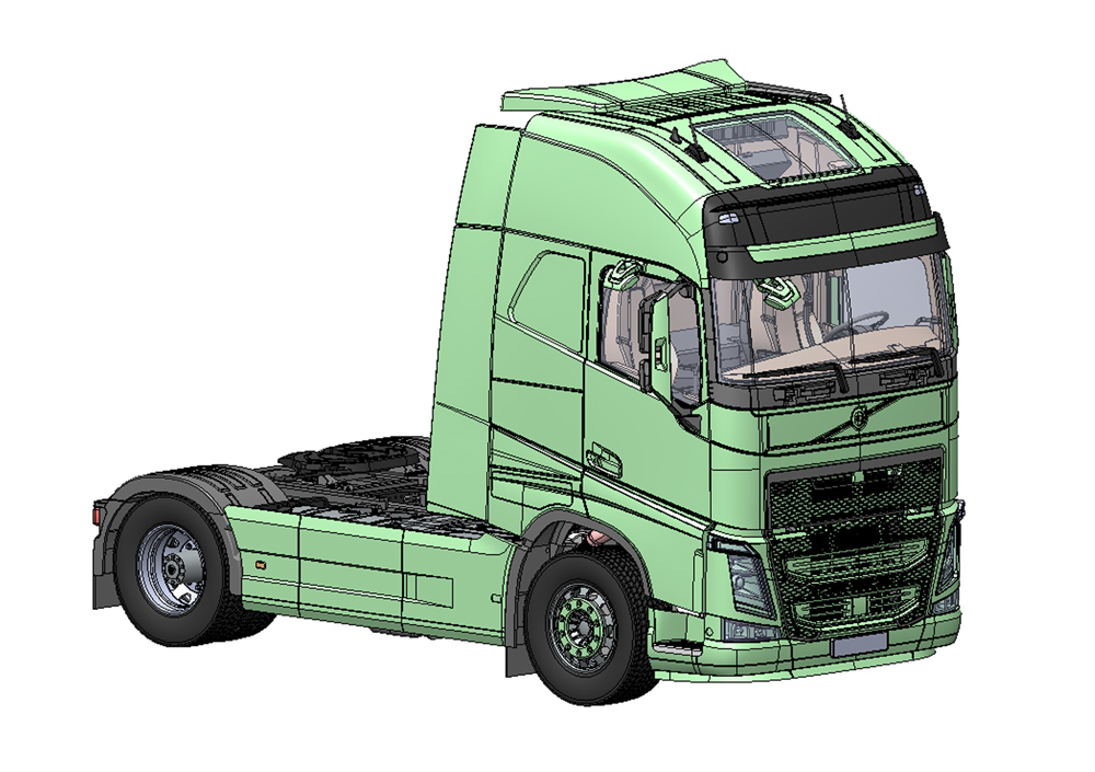 ITALERI - Volvo FH16 Globetrotter XL 1:24 scale - preview