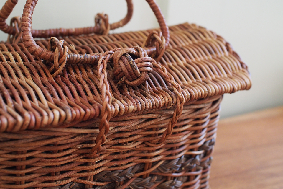 あけびの家型バスケット - ウェブショップ - jokogumo - よこぐも