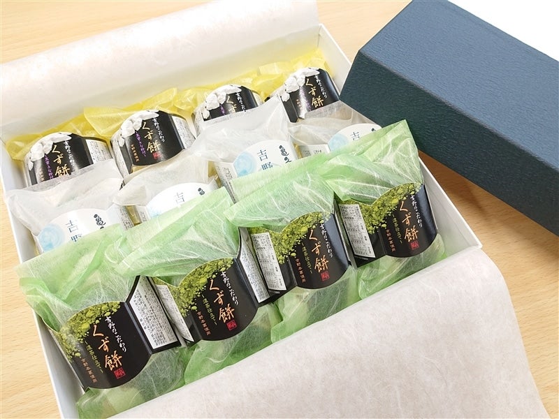 亀久堂 くず餅・吉野葛水〈水ゼリー〉（12個詰め合わせ）: サトクル