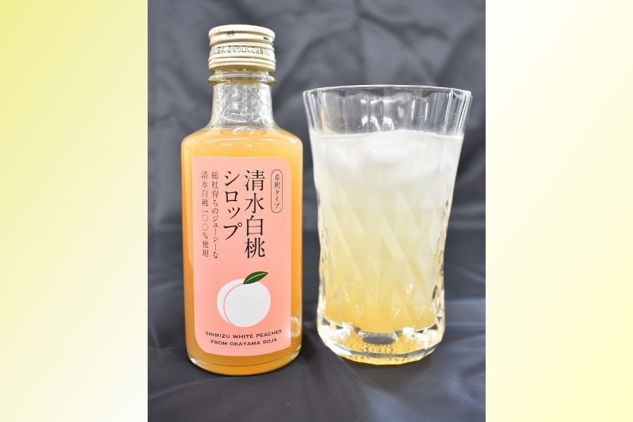 岡山県総社市産 清水白桃シロップ 6本入: おいしいおかやま|【JA