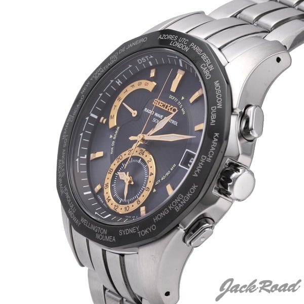 ブライツ ワールドタイム ソーラー電波[SAGA001] Brightz World Time