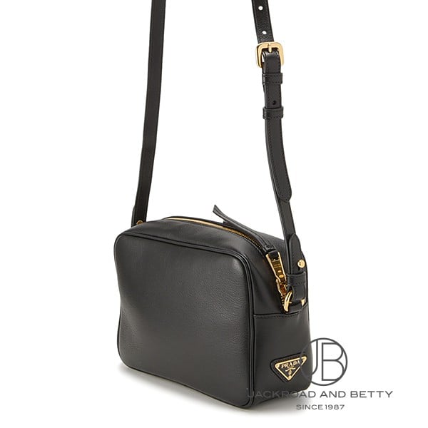 レザー ショルダーバッグ ブラック 黒[1BH089 2EBJ F0002] Leather