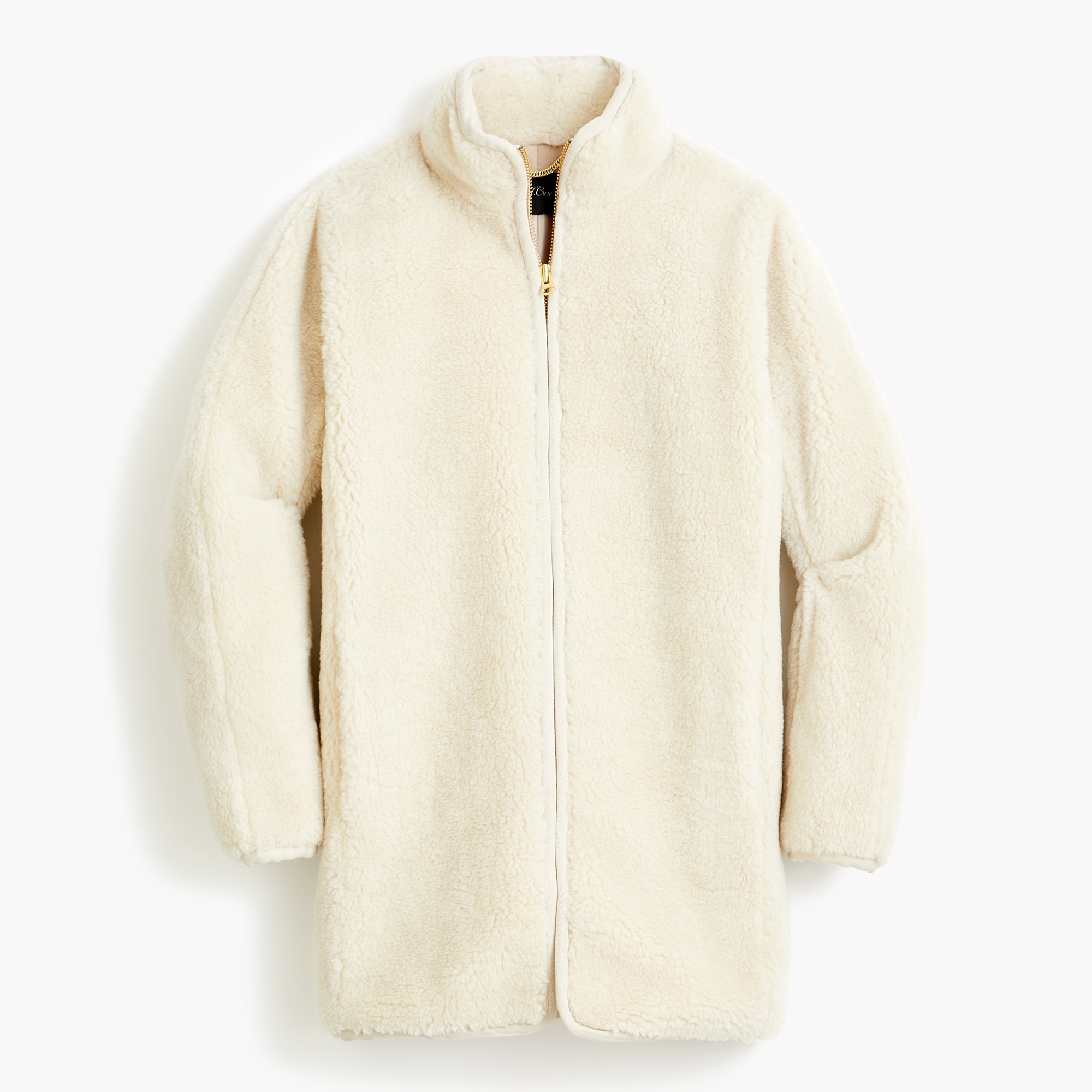Zip-up Plush Fleece Coat For Women | J.Crew