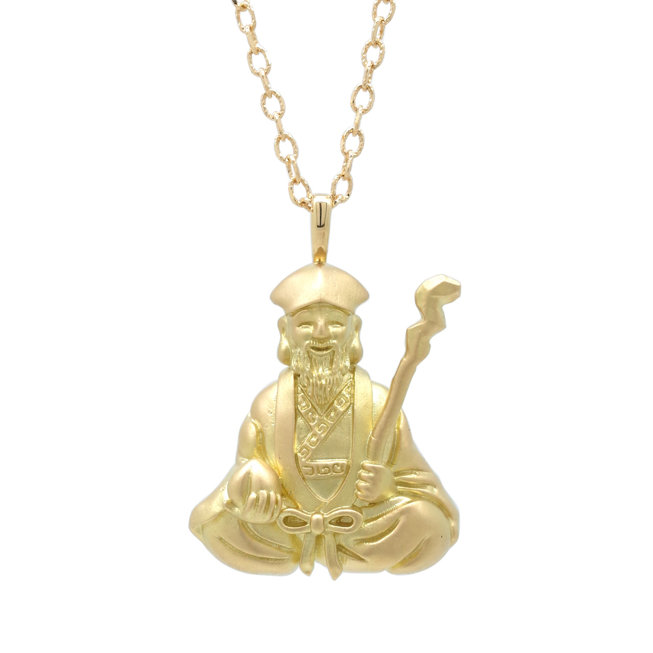 ⚫️新年セール⚫️根付 七福神 寿老人 牙 骨等 『友之』銘 象牙製 七福神根付 銘有 | 古美術ささき