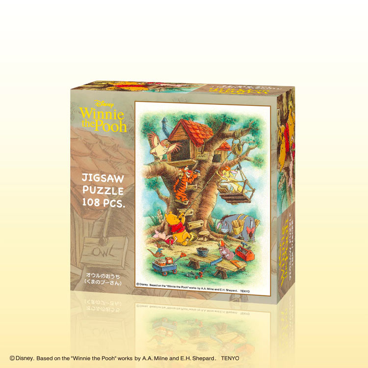 TEN-D108-056 ディズニー オウルのおうち(くまのプーさん) 108ピース