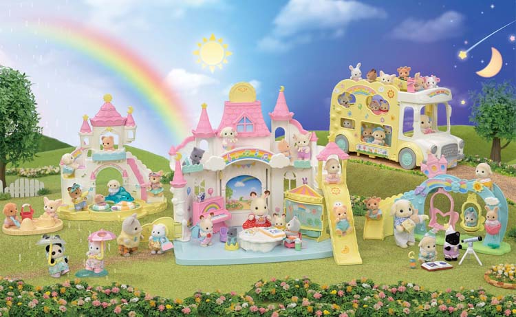 S-73 シルバニアファミリー なかよし赤ちゃんセット -通園- ［CP-SF