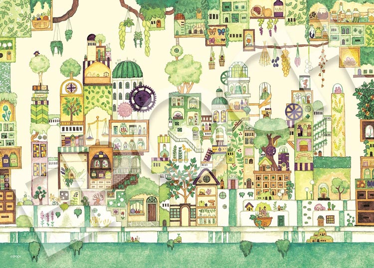 EPO-54-223 西村典子 老舗薬局の秘密横丁 2000ピース エポック社 の