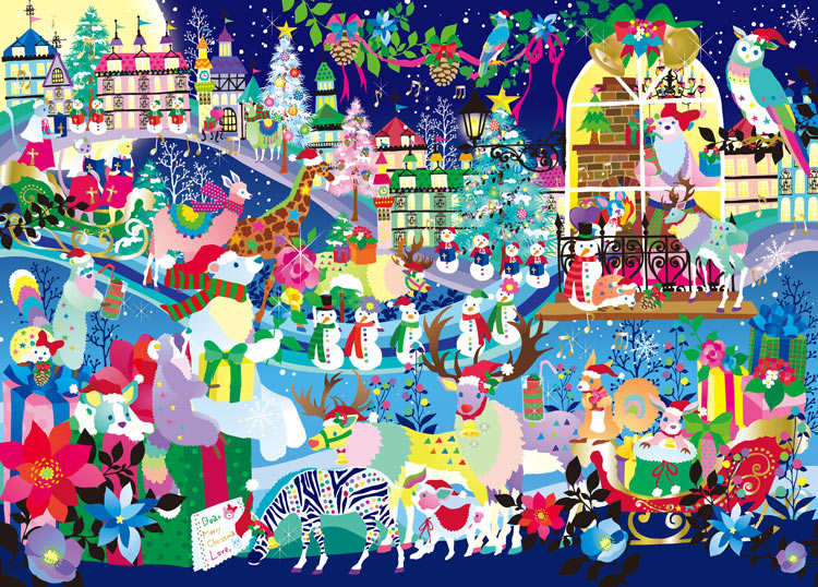 EPO-79-128s ホラグチカヨ 聖なる夜のシロクマの恋 500ピース エポック