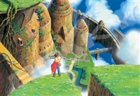 ENS-300-419 天空の城ラピュタ 降り立つ二人 300ピース エンスカイ の