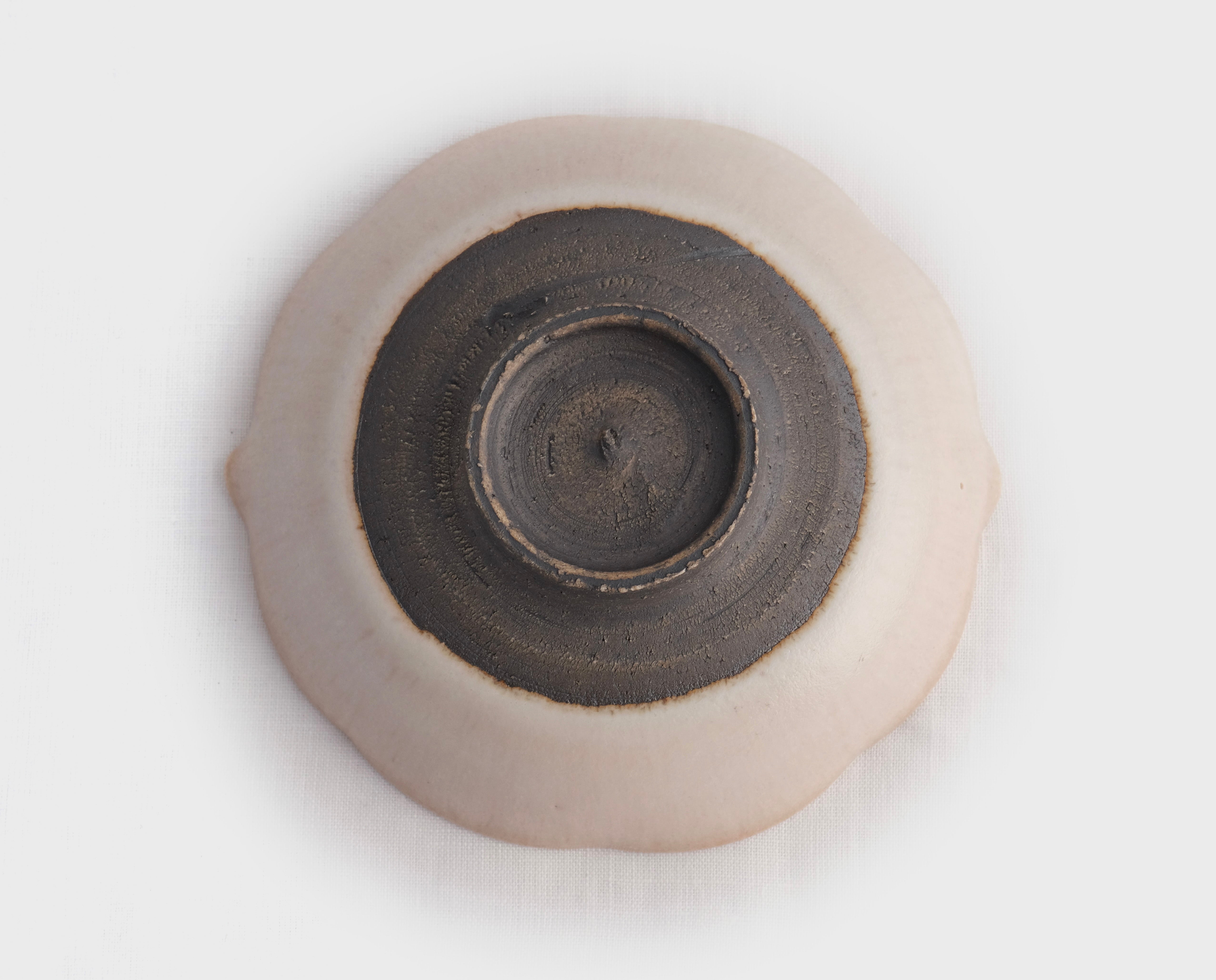 鈎一馬｜紅瓷｜紅磁｜ピンク｜白｜4寸｜浅鉢｜Kazuma MAGARI｜pottery