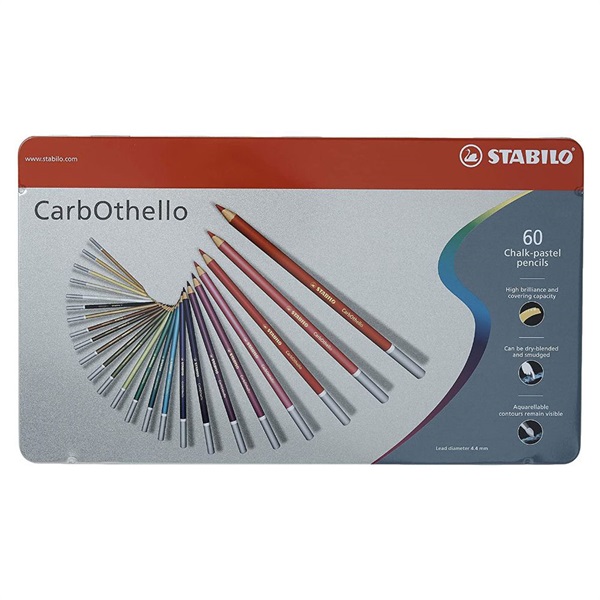 STABILO スタビロ カーブオテロ 60色セット 色鉛筆 4.4mm 水彩パステル