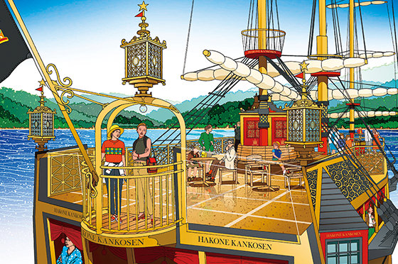 箱根・芦ノ湖に新型海賊船「クイーン芦ノ湖」が登場！ 4月25日（木