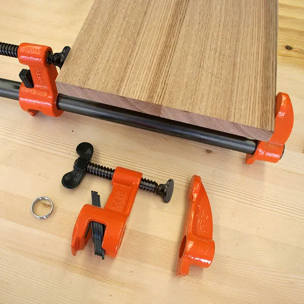 56 ポニークランプ ディープリーチ + 1100mm黒パイプ 2組セット