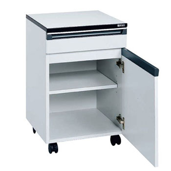 HB-1 サカエ サイド実験台用 上一段引出し下片開き戸 キャビネット