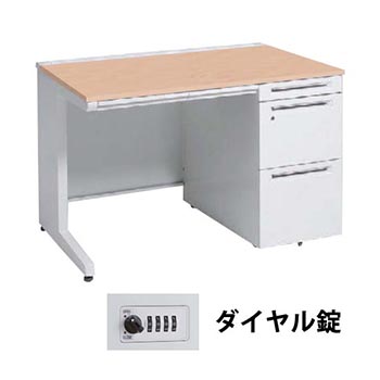 DS16LF-MB51 オカムラ SDデスク 片袖机 幅1200 3段L ライトグレーの