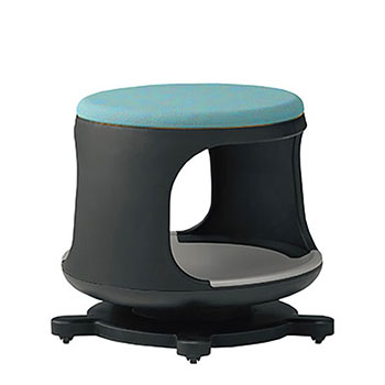 8124BL-FBA1 オカムラ ミーティングチェアena 座パッド付き 4本脚