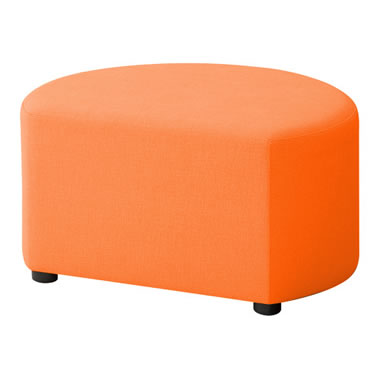 LB79EA-PE58 オカムラ LB79 BOXタイプソファー 丸スツール オレンジの