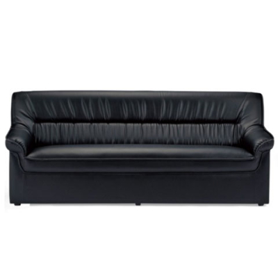 RE-2153(V4)BK 生興 シエル 3人掛けソファー ブラックの通販【法人