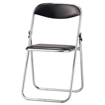 CF107-CX-SVS-8 サンケイ 折りたたみスチールパイプ椅子 脚：メッキ