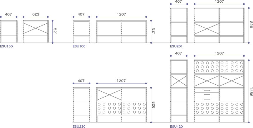 Office Net オフィスネット｜Eames Storage Unit／イームズ ストレージ
