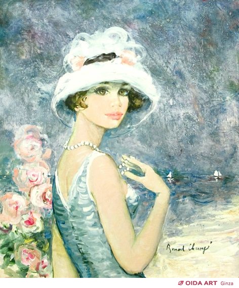 シャロワ 女性像 | 絵画など美術品の販売と買取 | 東京・銀座 おいだ美術