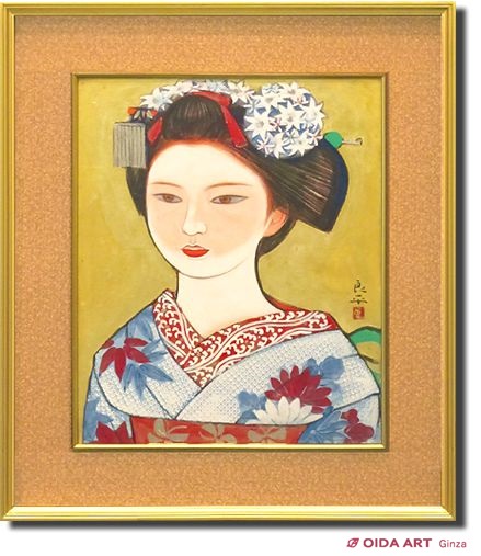 三輪良平 舞妓 | 絵画など美術品の販売と買取 | 東京・銀座 おいだ美術