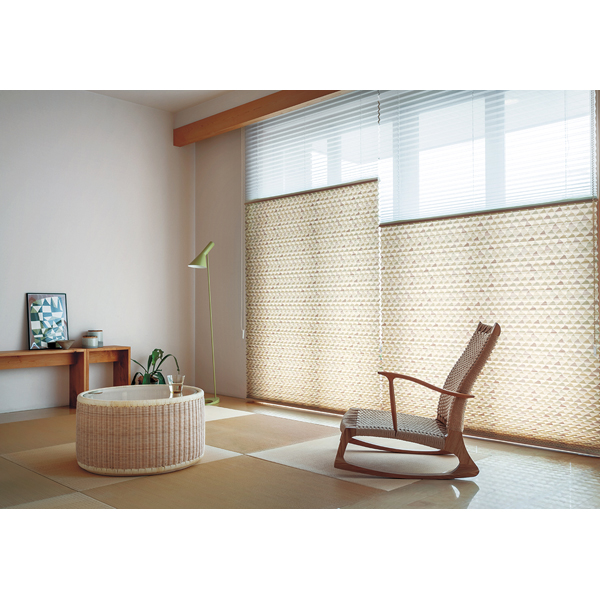 TOSO（トーソー） 室内ブラインド プリーツスクリーン しおり25 ツイン