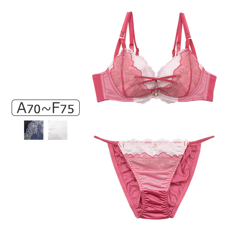327332｜COCO Linge セクシーローズ ブラセット ABCDEFカップ アンダー