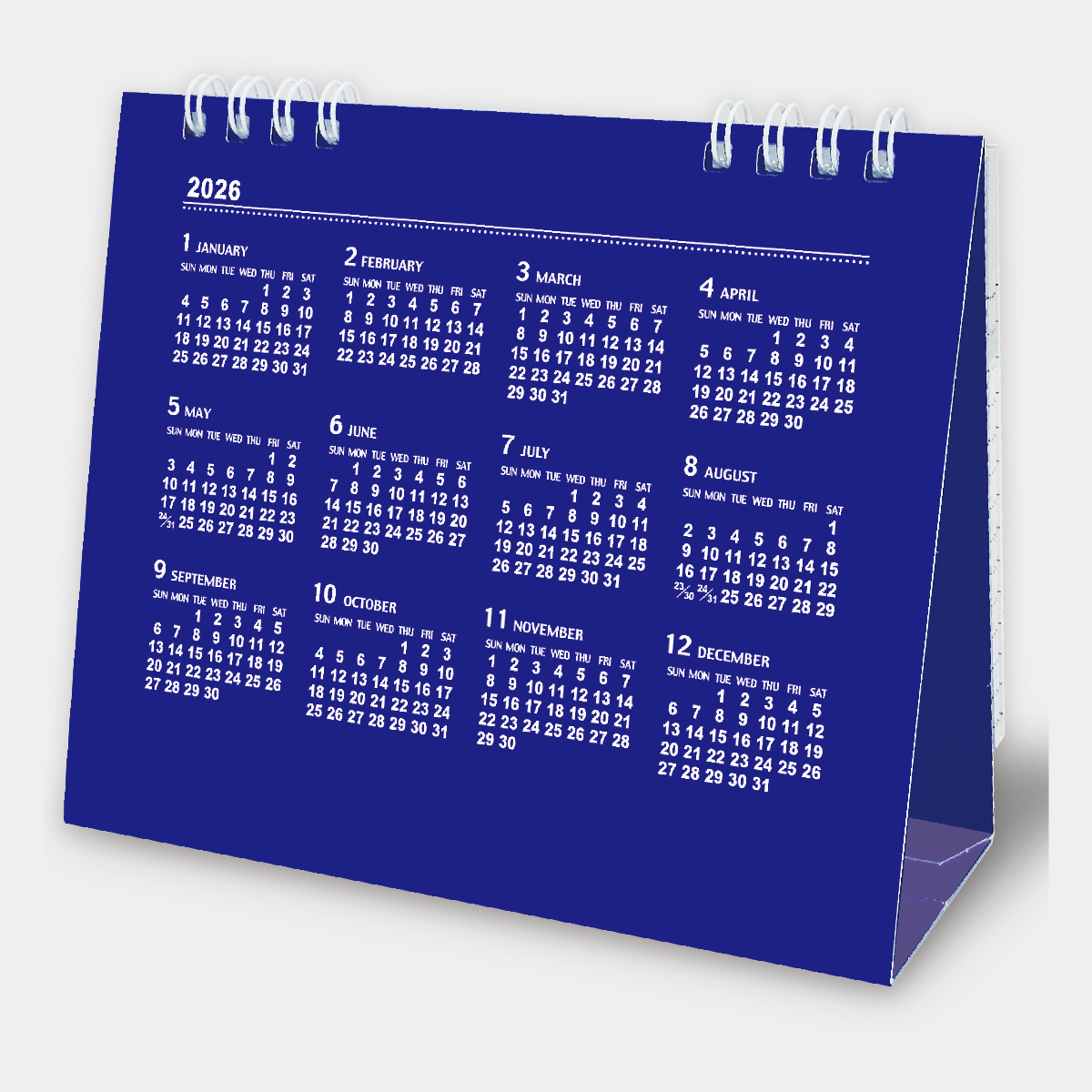 KY-129 ビジネスメモ2026年版の名入れカレンダーを格安で販売 - 名入れ