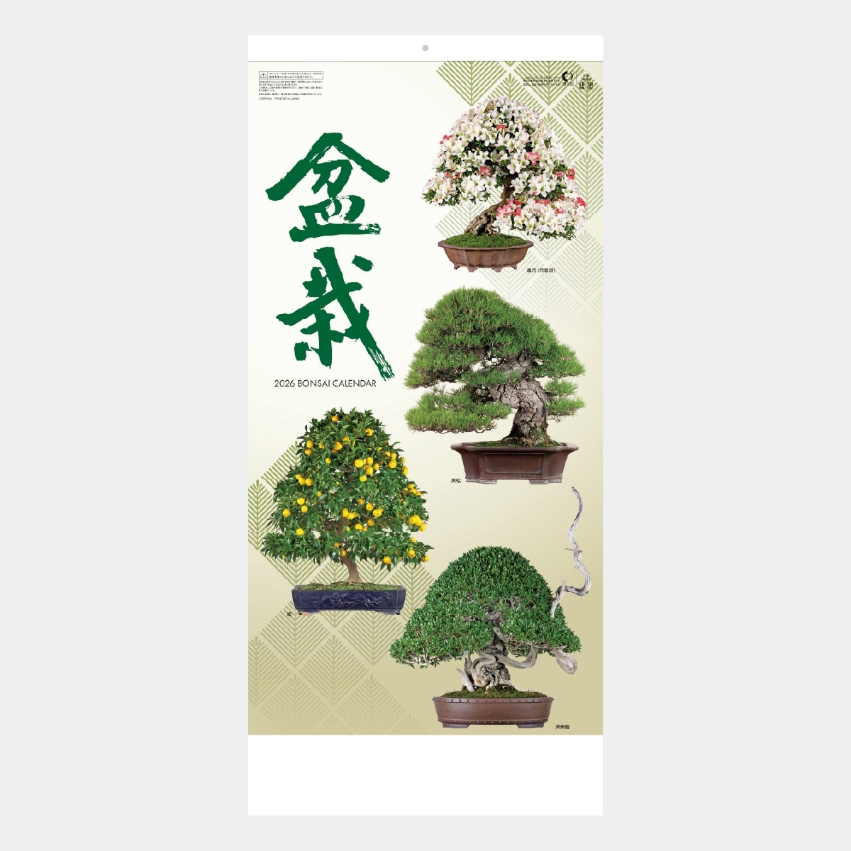 SB-130 盆栽2026年版の名入れカレンダーを格安で販売 - 名入れ