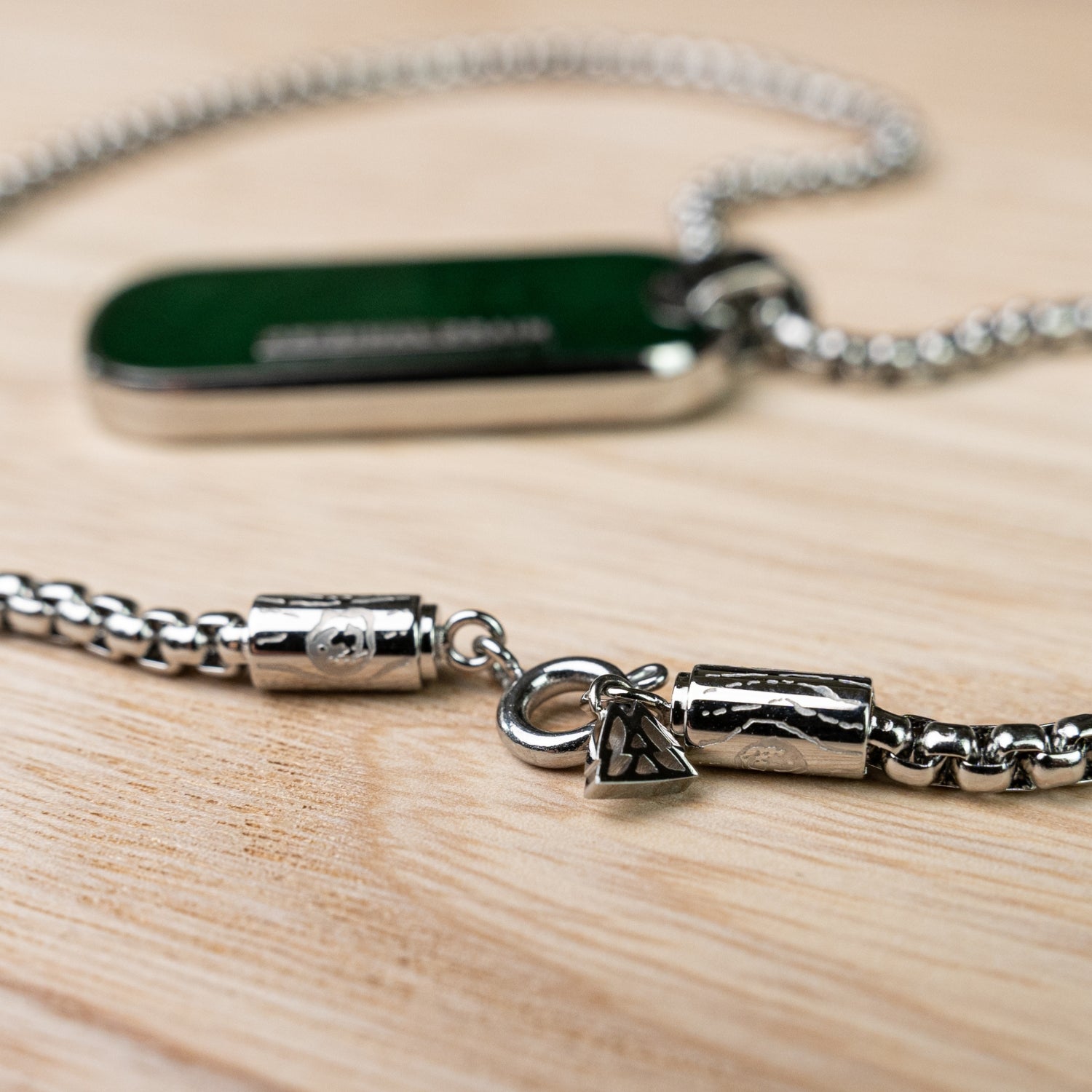 Jade Silver Dog Tag – Original Grain